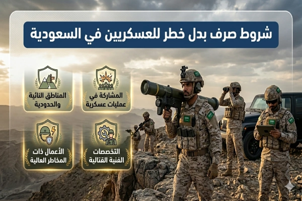 شروط صرف بدل خطر للعسكريين في السعودية 1447