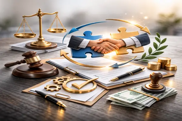 محضر التسوية الودية في الدعوى العمالية