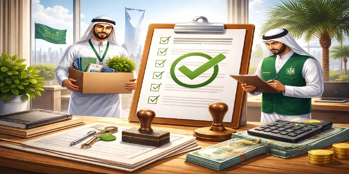 نموذج إخلاء طرف موظف قطاع خاص في السعودية