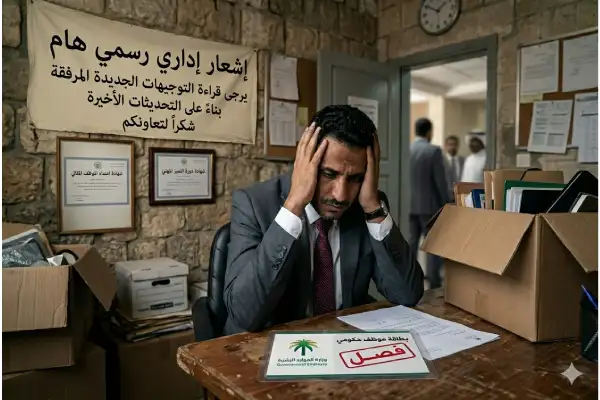 هل يفصل الموظف الحكومي إذا سجن